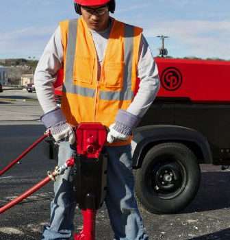 26-28kg Pneumatic Road Breaker Vibration Reduced