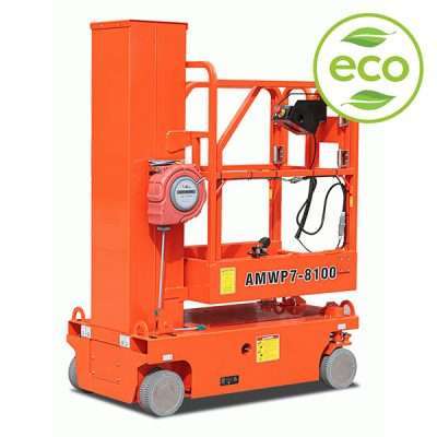 6.7m Electric Vertical Mast Lift - Dingli AMWP7-8100L (Oil-free)