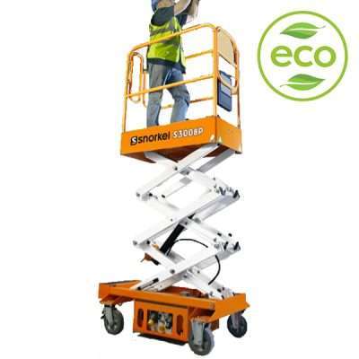 4.5m Push Around Scissor Lift - Snorkel S3008P