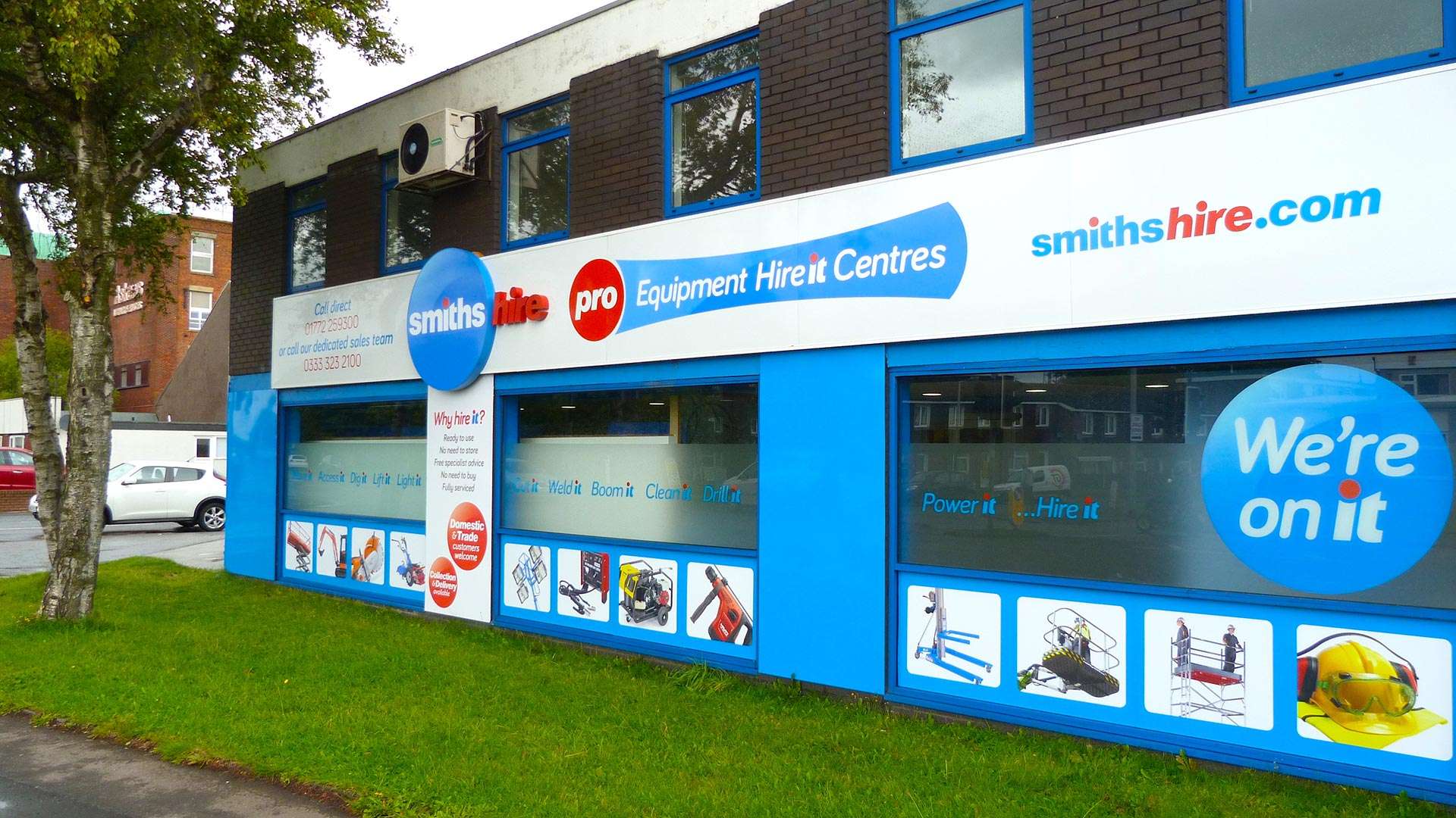 Smiths Hire Preston depot