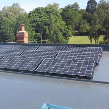 300W Solar panel pod in use 1