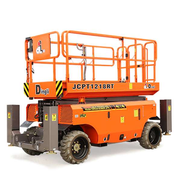 12m Rough Terrain Diesel Scissor Lift - Dingli JCPT1218RT