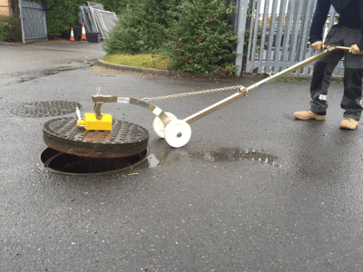 Magnetic Manhole Cover Lifter