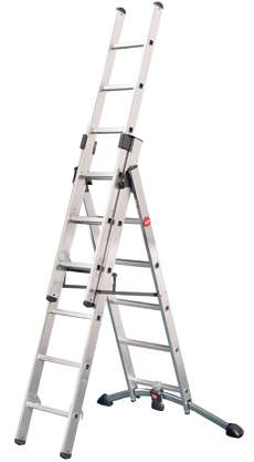 3.5m to 8.4m 3 Section 12 Rung Combination Ladder