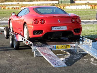Twin Wheel Car Transporter Trailer