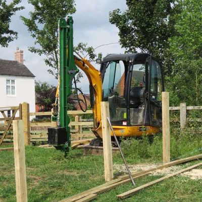 Hydraulic Post Driver Attachment for 2.6T/3T Excavator